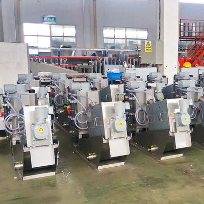 Dehydrator λάσπης επεξεργασίας απόβλητου ύδατος Τύπου βιδών συνήθειας