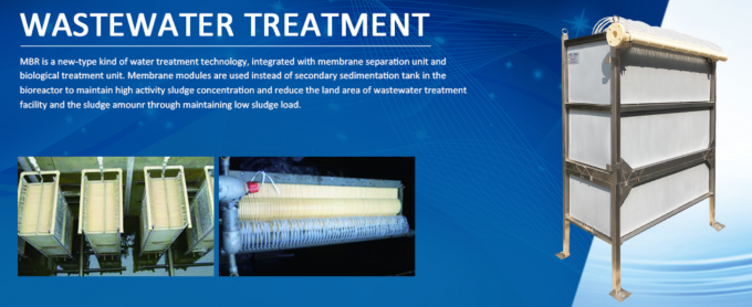 Βιολογικός αντιδραστήρας μεμβρανών Doused PTFE εύκολος να λειτουργήσουν και συντήρηση 0